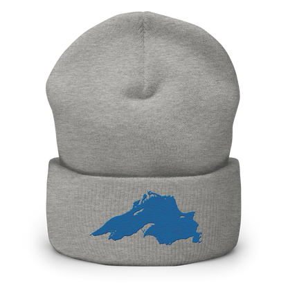 Lake Superior Cuffed Beanie | Azure