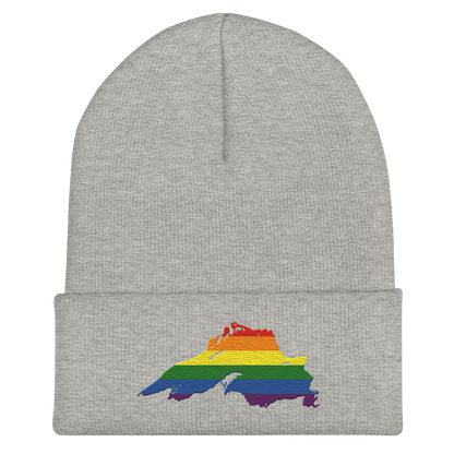 Lake Superior Cuffed Beanie | Rainbow Pride Edition