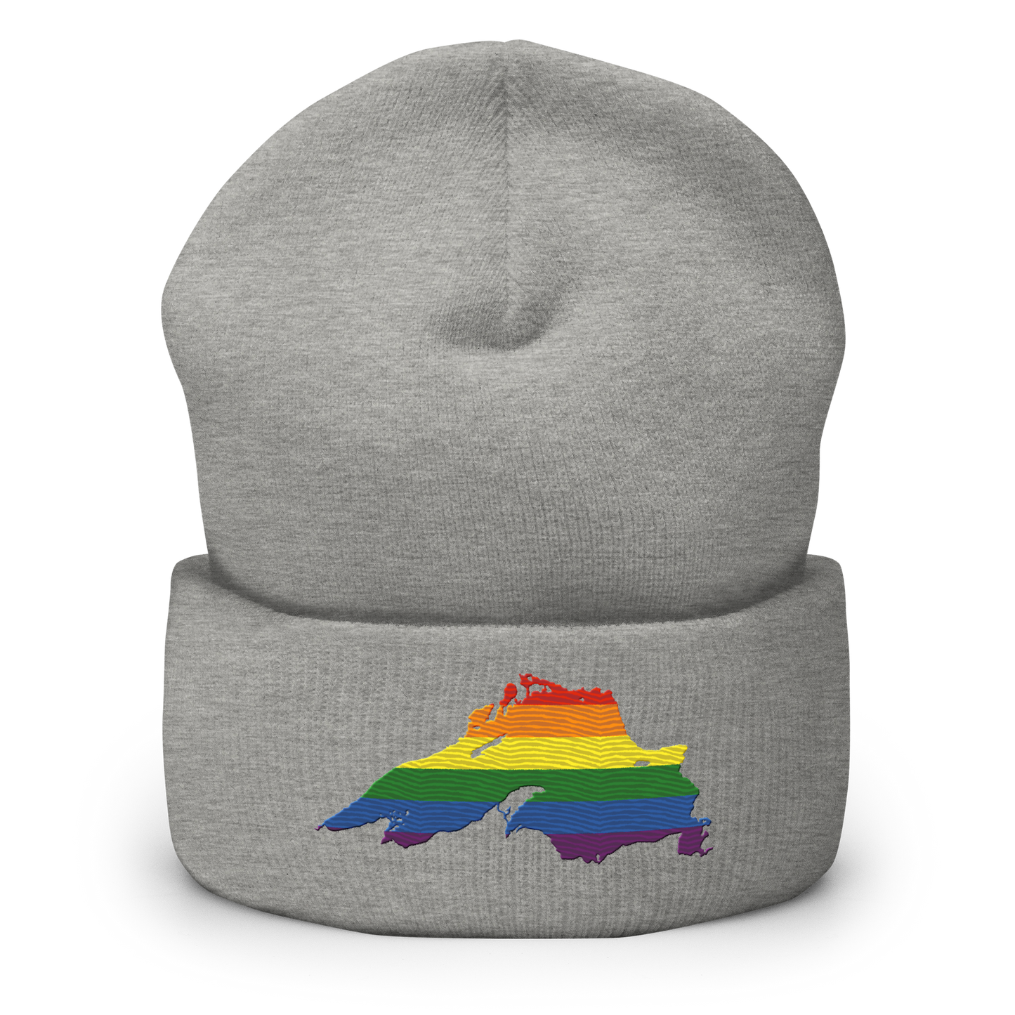 Lake Superior Cuffed Beanie | Rainbow Pride Edition