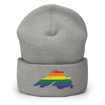 Lake Superior Cuffed Beanie | Rainbow Pride Edition