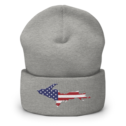 Upper Peninsula Cuffed Beanie | Patriotic Edition