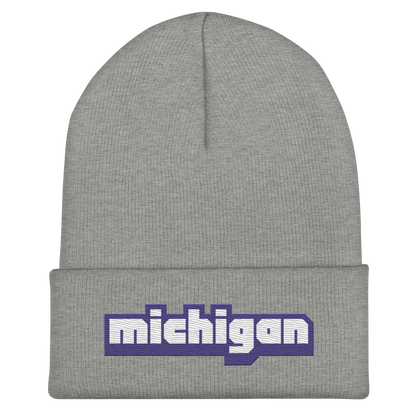 'Michigan' Cuffed Beanie | Livestreaming Parody