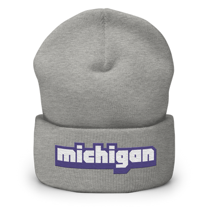 'Michigan' Cuffed Beanie | Livestreaming Parody