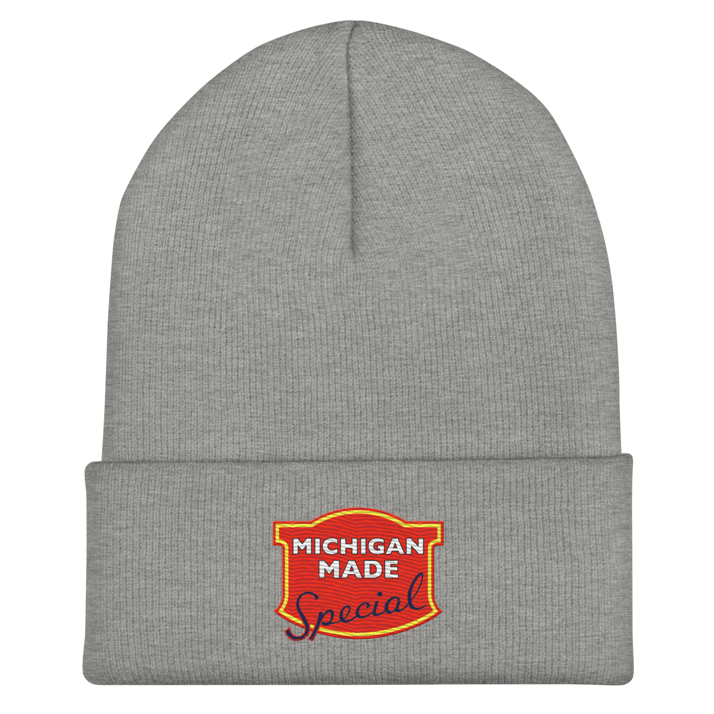 'Michigan Made' Cuffed Beanie | Potato Chip Parody