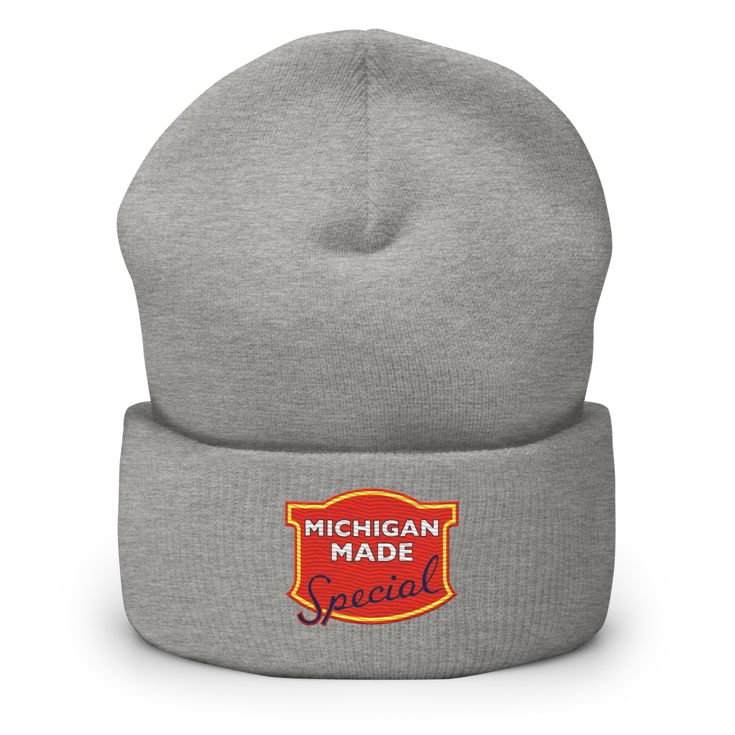 'Michigan Made' Cuffed Beanie | Potato Chip Parody