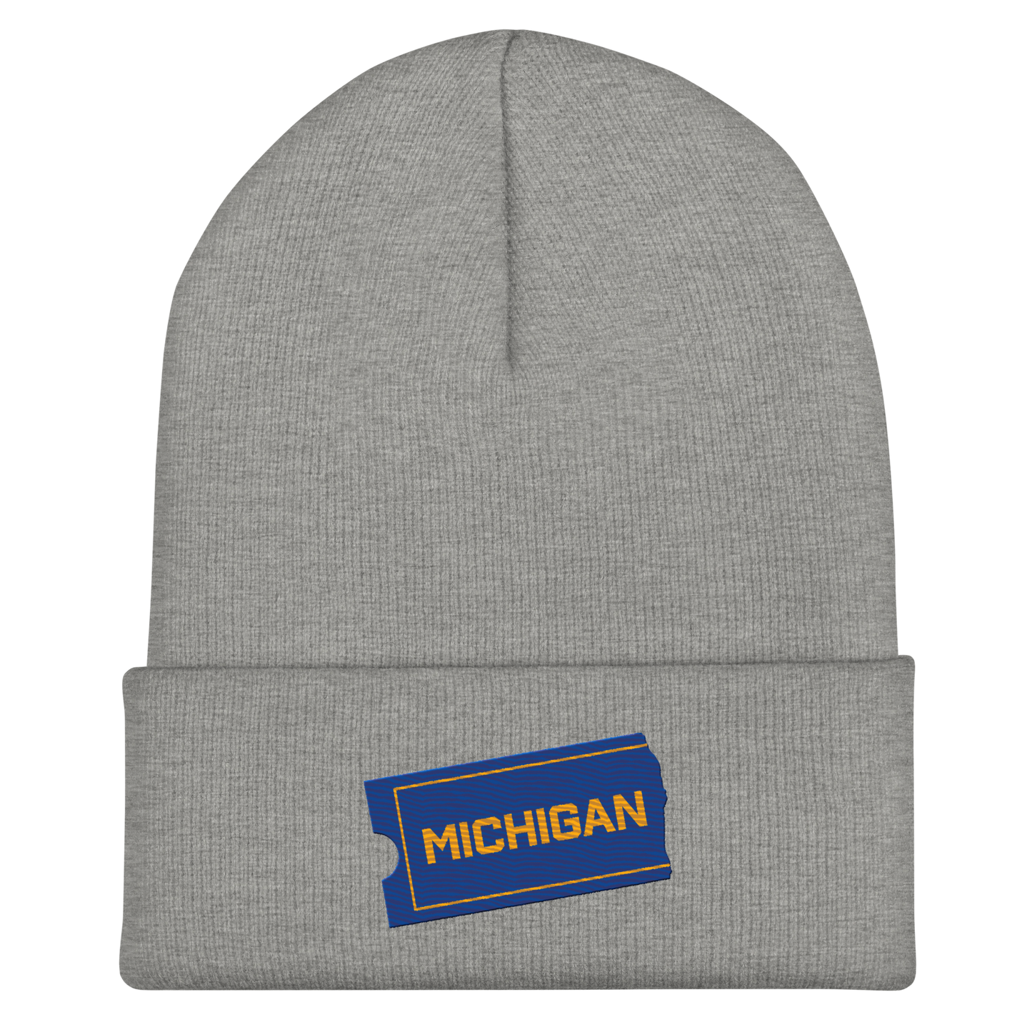 'Michigan' Cuffed Beanie | Video Rental Parody