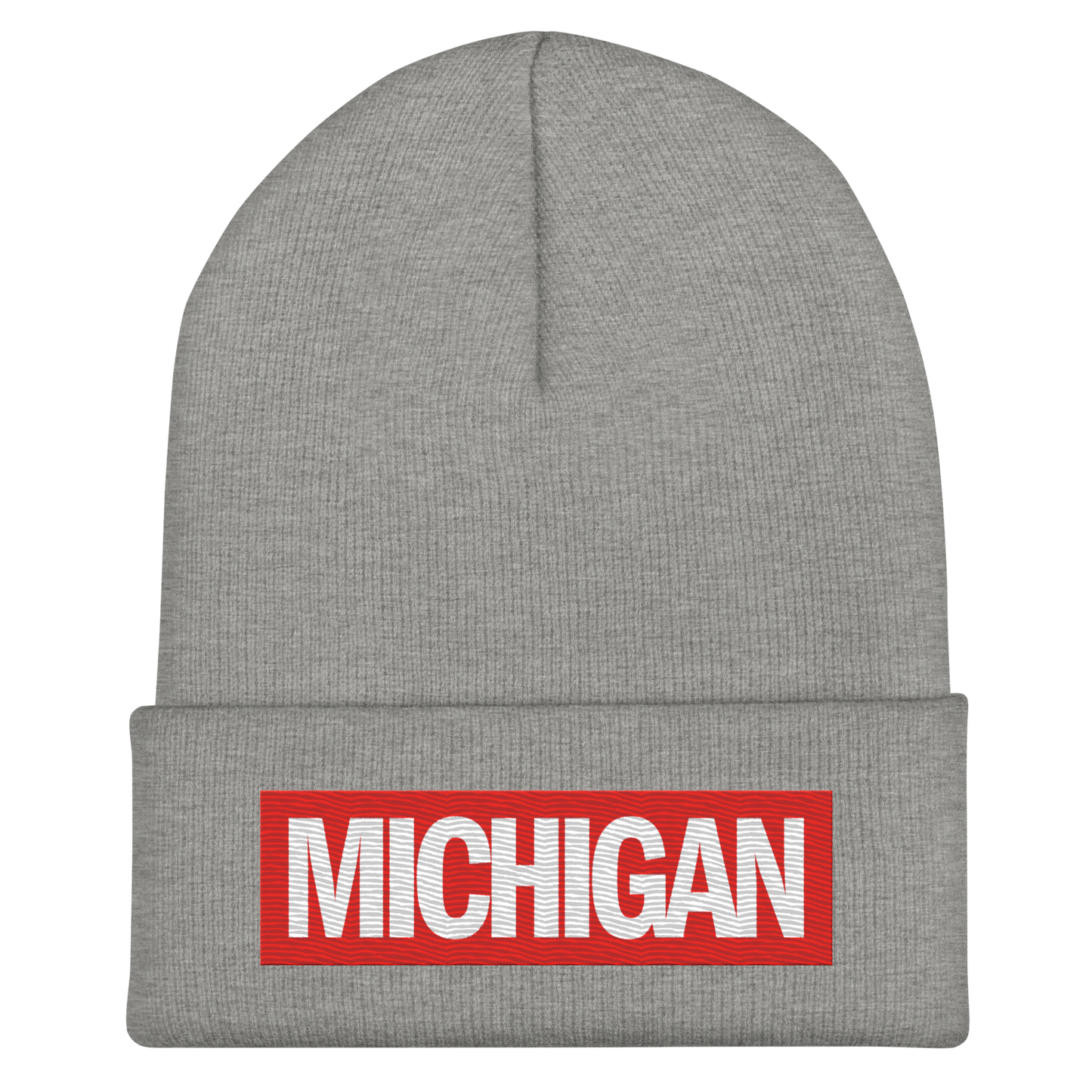 'Michigan' Cuffed Beanie | Superhero Factory Parody