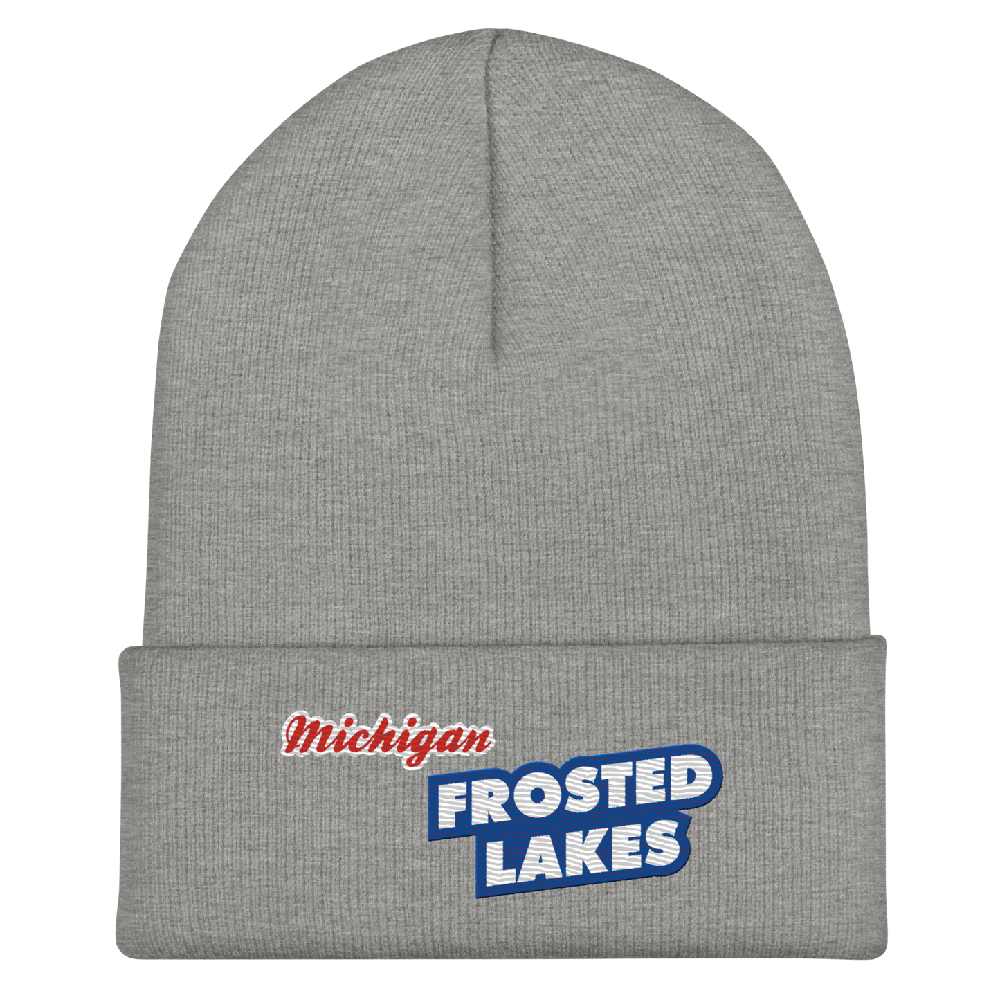 'Michigan Frosted Lakes' Cuffed Beanie | Cereal Parody