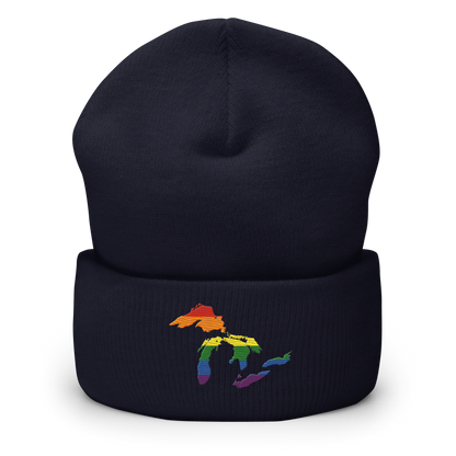 Great Lakes Cuffed Beanie (Rainbow Pride Edition)