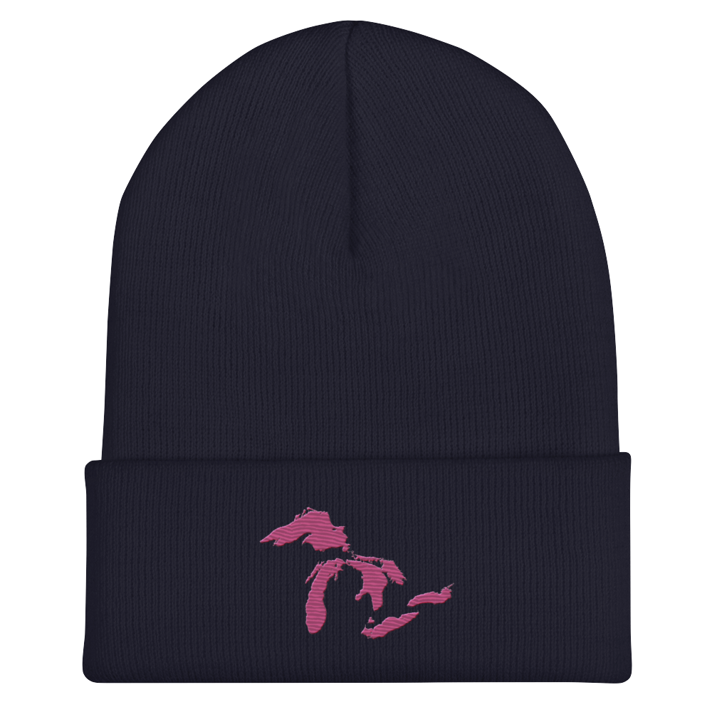 Great Lakes Cuffed Beanie (Apple Blossom Pink)