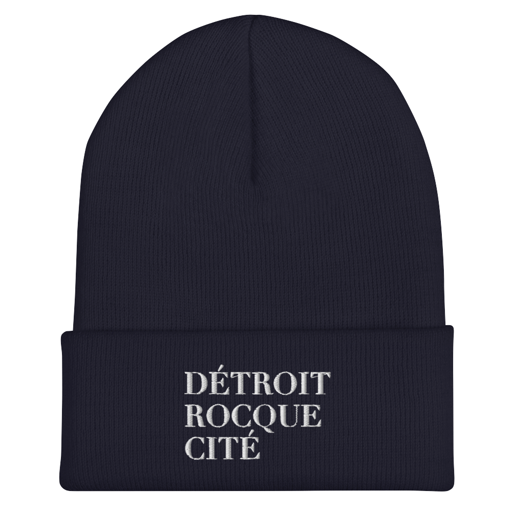 'Détroit Rocque Cité' Cuffed Beanie