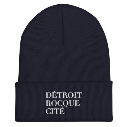 'Détroit Rocque Cité' Cuffed Beanie