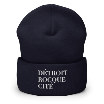 'Détroit Rocque Cité' Cuffed Beanie