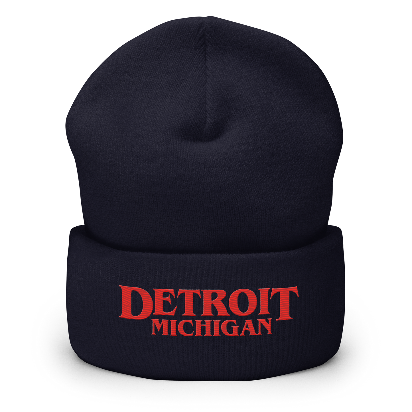 'Detroit Michigan' Cuffed Beanie (80s Teen Drama Parody)