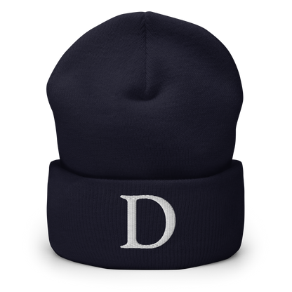 Detroit 'Old French D' Cuffed Beanie