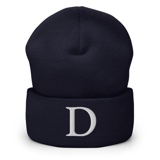 Detroit 'Old French D' Cuffed Beanie