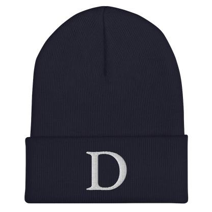 Detroit 'Old French D' Cuffed Beanie