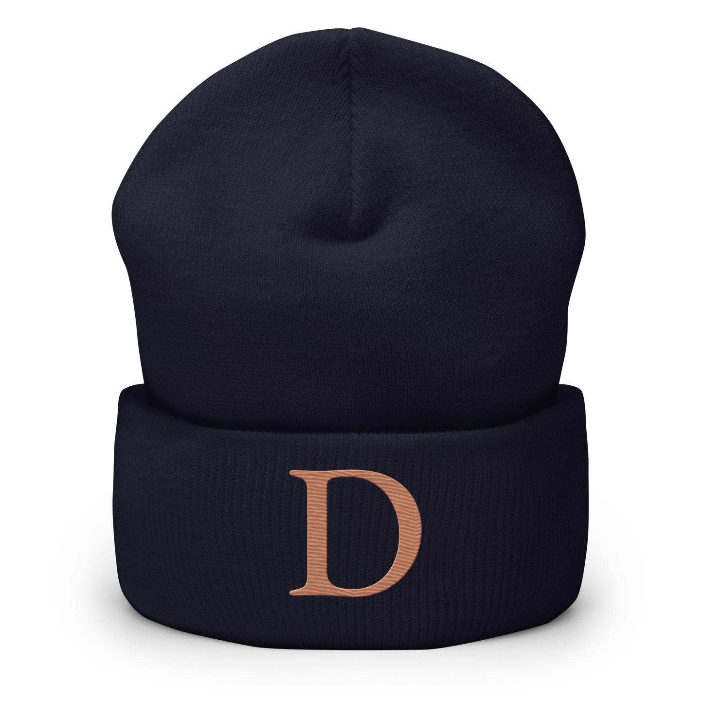 Detroit 'Old French D' Cuffed Beanie (Copper)