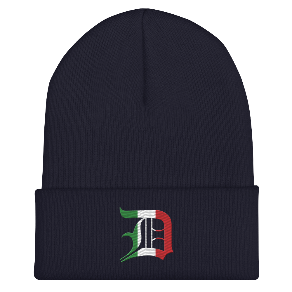 Detroit 'Old English D' Cuffed Beanie (Italian Edition)