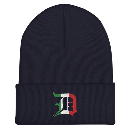 Detroit 'Old English D' Cuffed Beanie (Italian Edition)