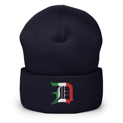 Detroit 'Old English D' Cuffed Beanie (Italian Edition)