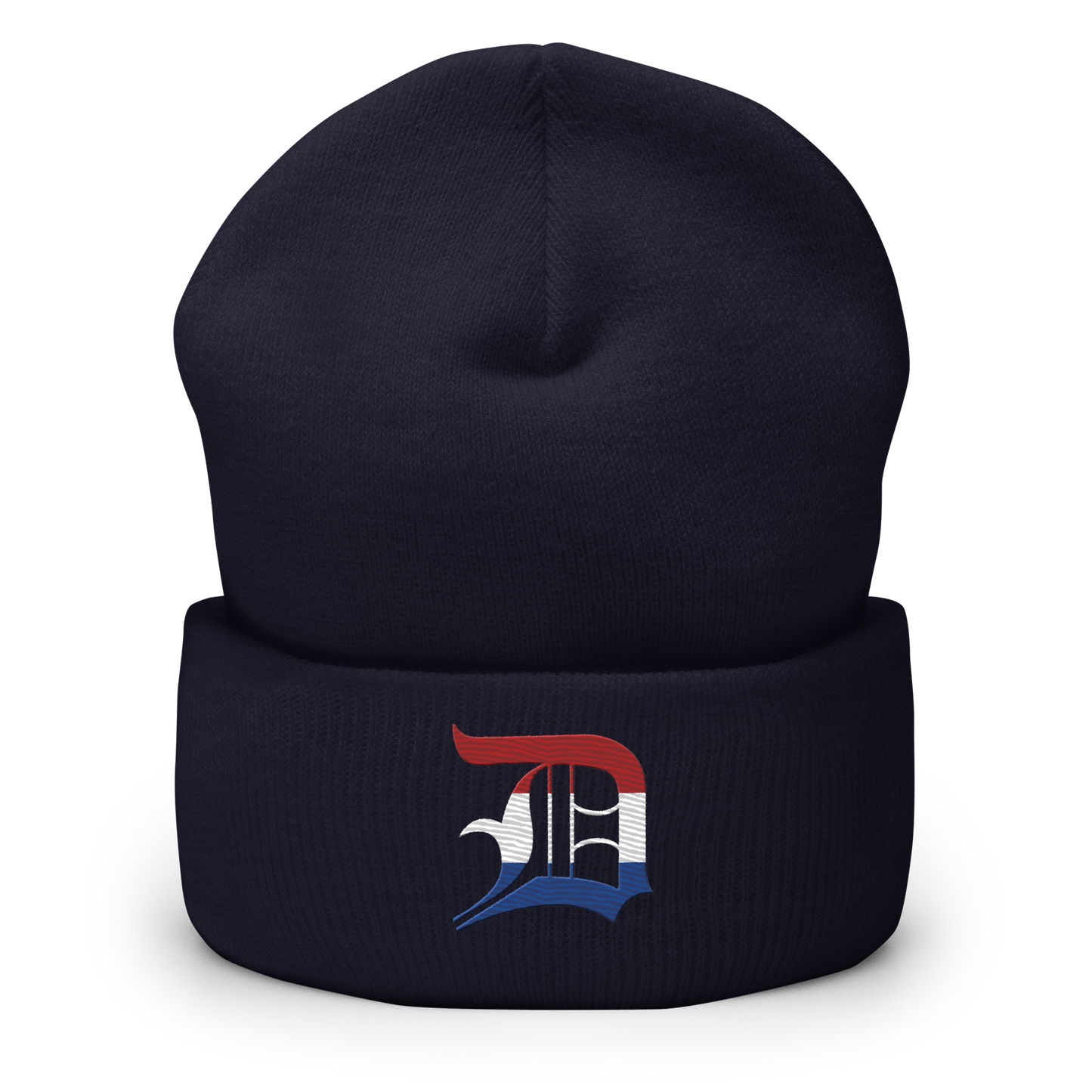 Detroit 'Old English D' Cuffed Beanie (Dutch Edition)