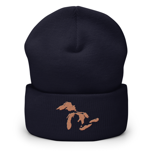 Great Lakes Cuffed Beanie (Copper)