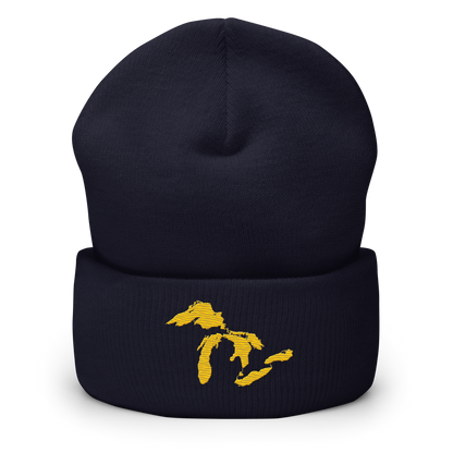 Great Lakes Cuffed Beanie (Maize)