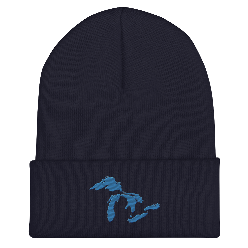 Great Lakes Cuffed Beanie (Superior Blue)