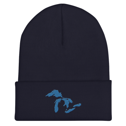 Great Lakes Cuffed Beanie (Superior Blue)