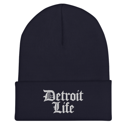 'Detroit Life' Cuffed Beanie