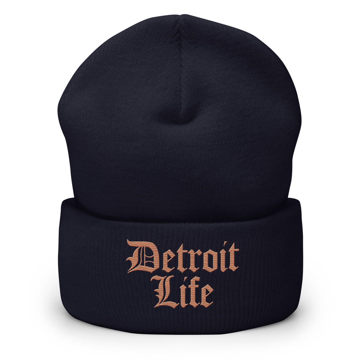 'Detroit Life' Cuffed Beanie | Copper