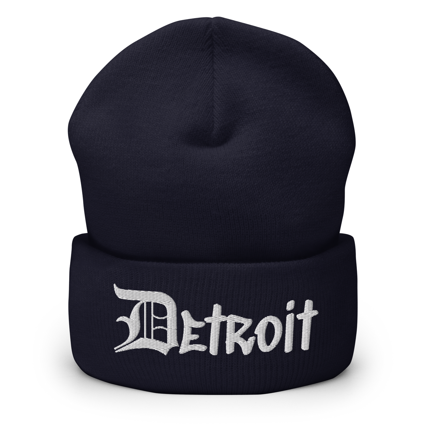 'Detroit' Cuffed Beanie (OED Tag Font)