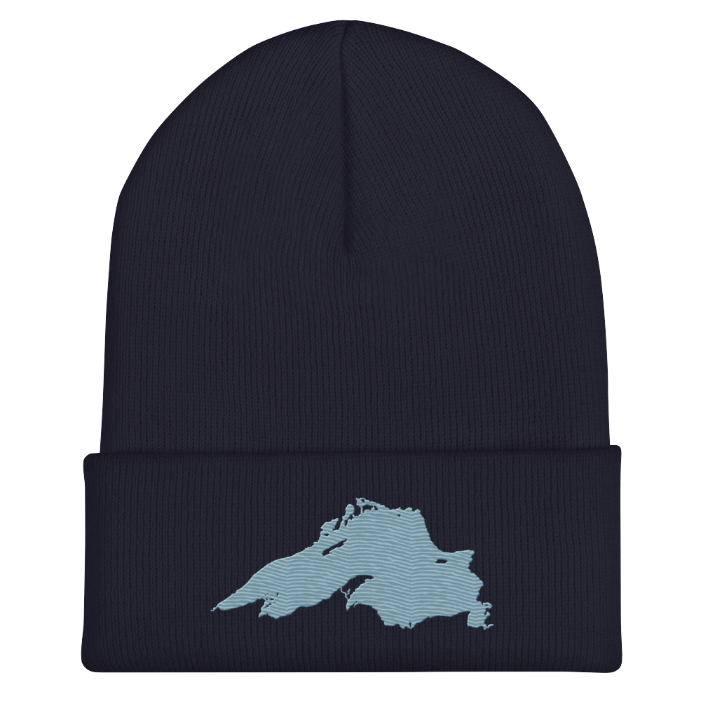 Lake Superior Cuffed Beanie | Opal Blue