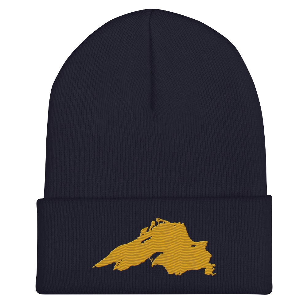 Lake Superior Cuffed Beanie | Gold