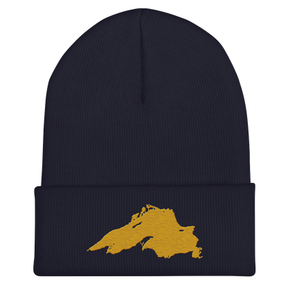 Lake Superior Cuffed Beanie | Gold