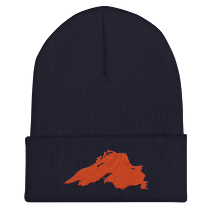 Lake Superior Cuffed Beanie | Maple Leaf Orange