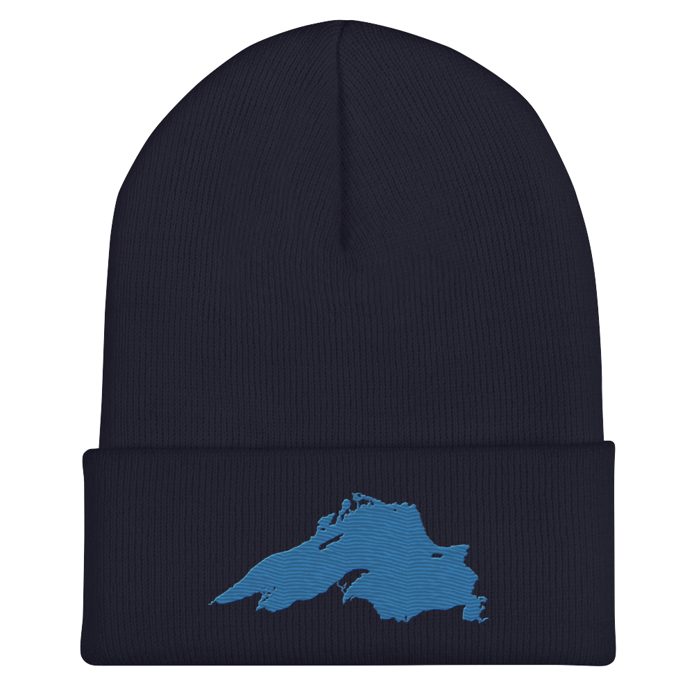 Lake Superior Cuffed Beanie | Superior Blue