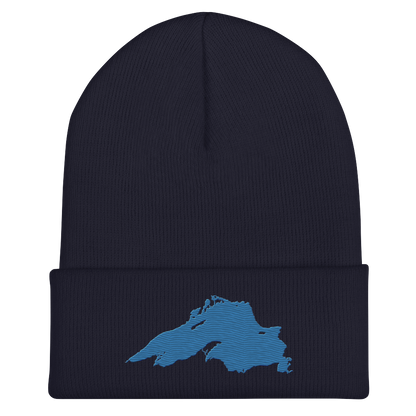 Lake Superior Cuffed Beanie | Superior Blue