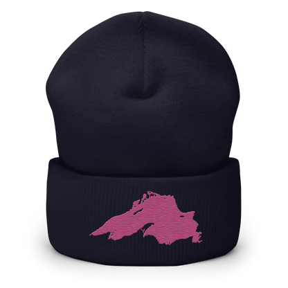 Lake Superior Cuffed Beanie | Apple Blossom Pink