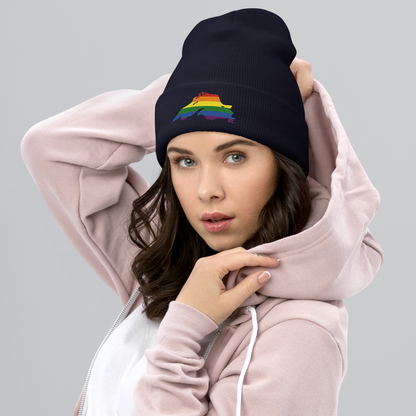 Lake Superior Cuffed Beanie | Rainbow Pride Edition