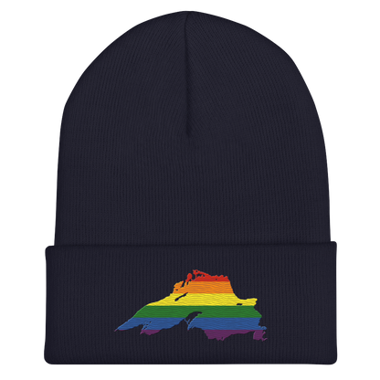 Lake Superior Cuffed Beanie | Rainbow Pride Edition