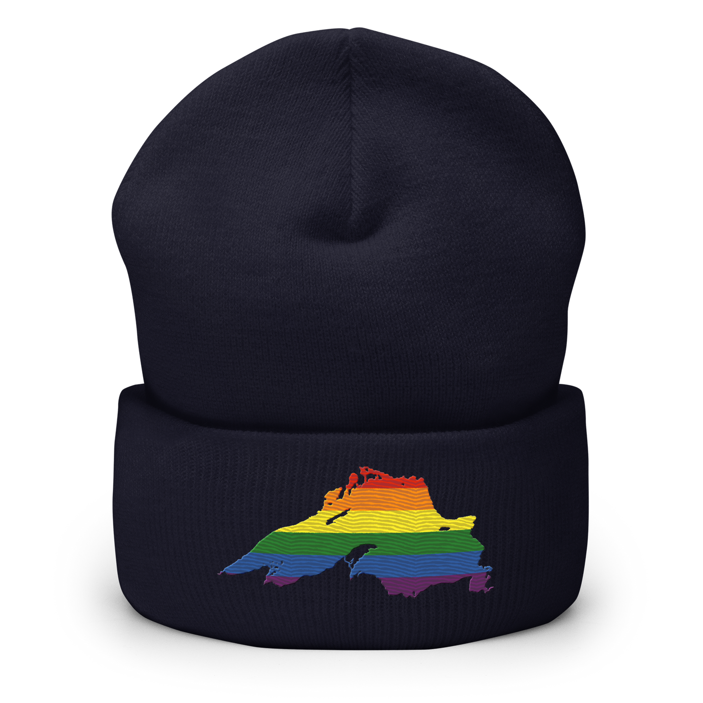 Lake Superior Cuffed Beanie | Rainbow Pride Edition