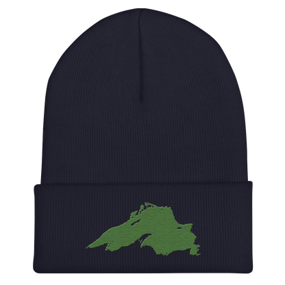 Lake Superior Cuffed Beanie | Pine Green