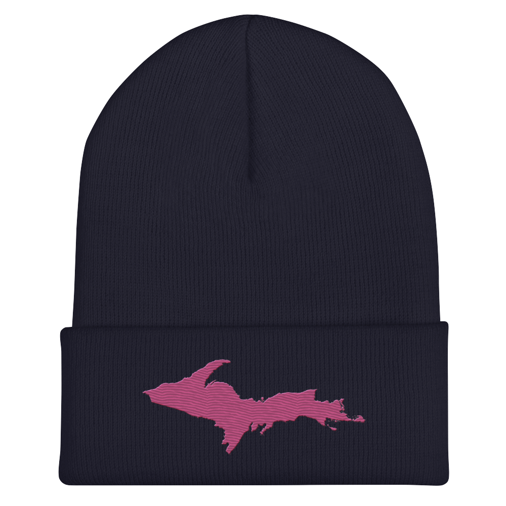 Upper Peninsula Cuffed Beanie | Apple Blossom Pink