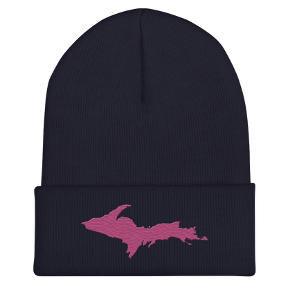 Upper Peninsula Cuffed Beanie | Apple Blossom Pink