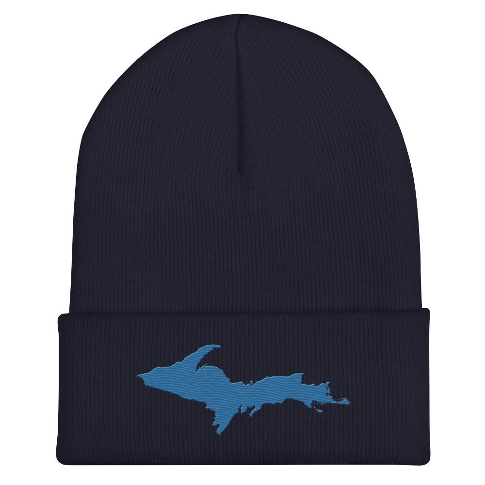 Upper Peninsula Cuffed Beanie | Superior Blue