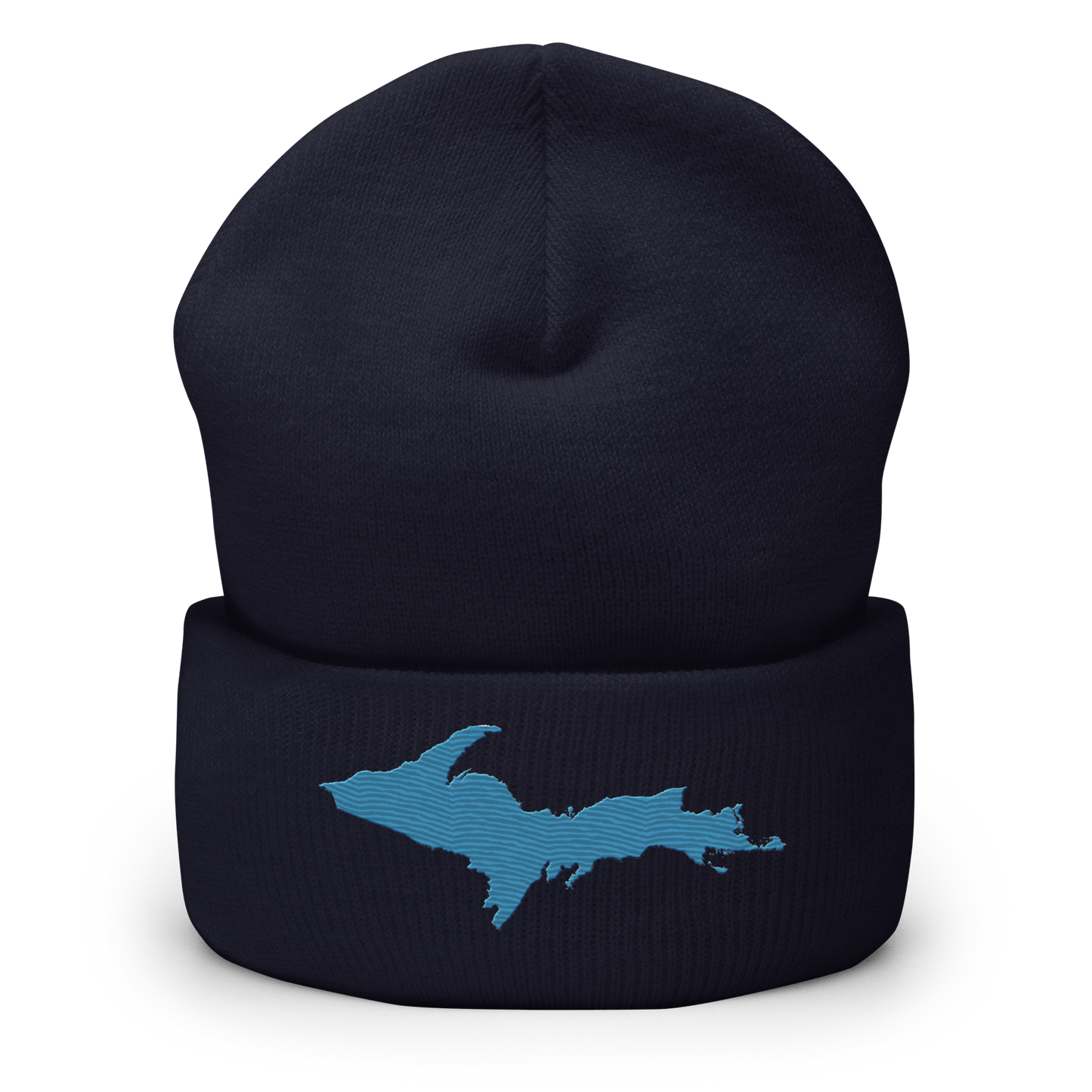 Upper Peninsula Cuffed Beanie | Traverse Blue