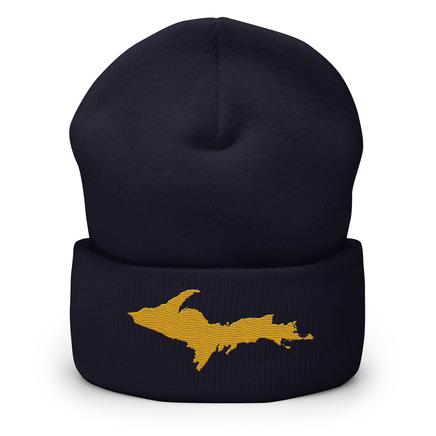 Upper Peninsula Cuffed Beanie | Gold