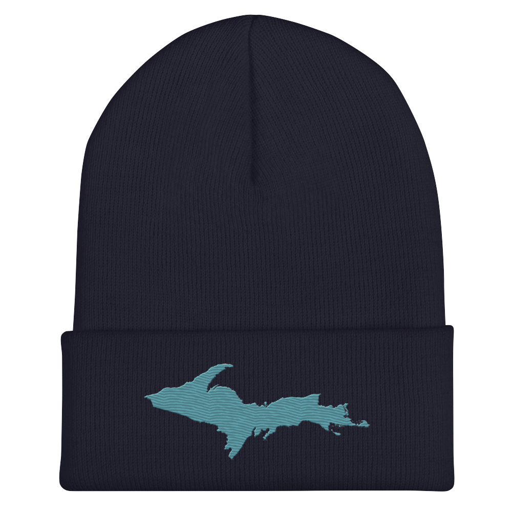 Upper Peninsula Cuffed Beanie | Huron Blue